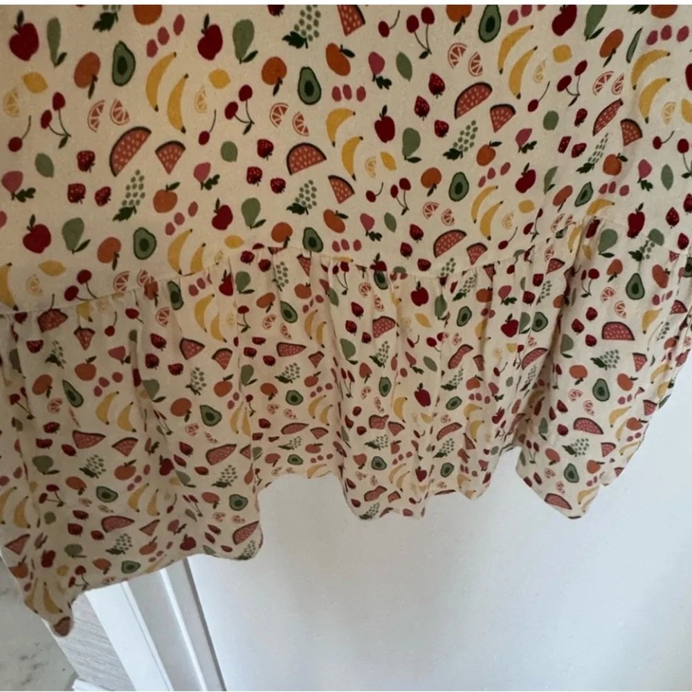 Colorful Fruit Print Dress - Picture 8 of 9